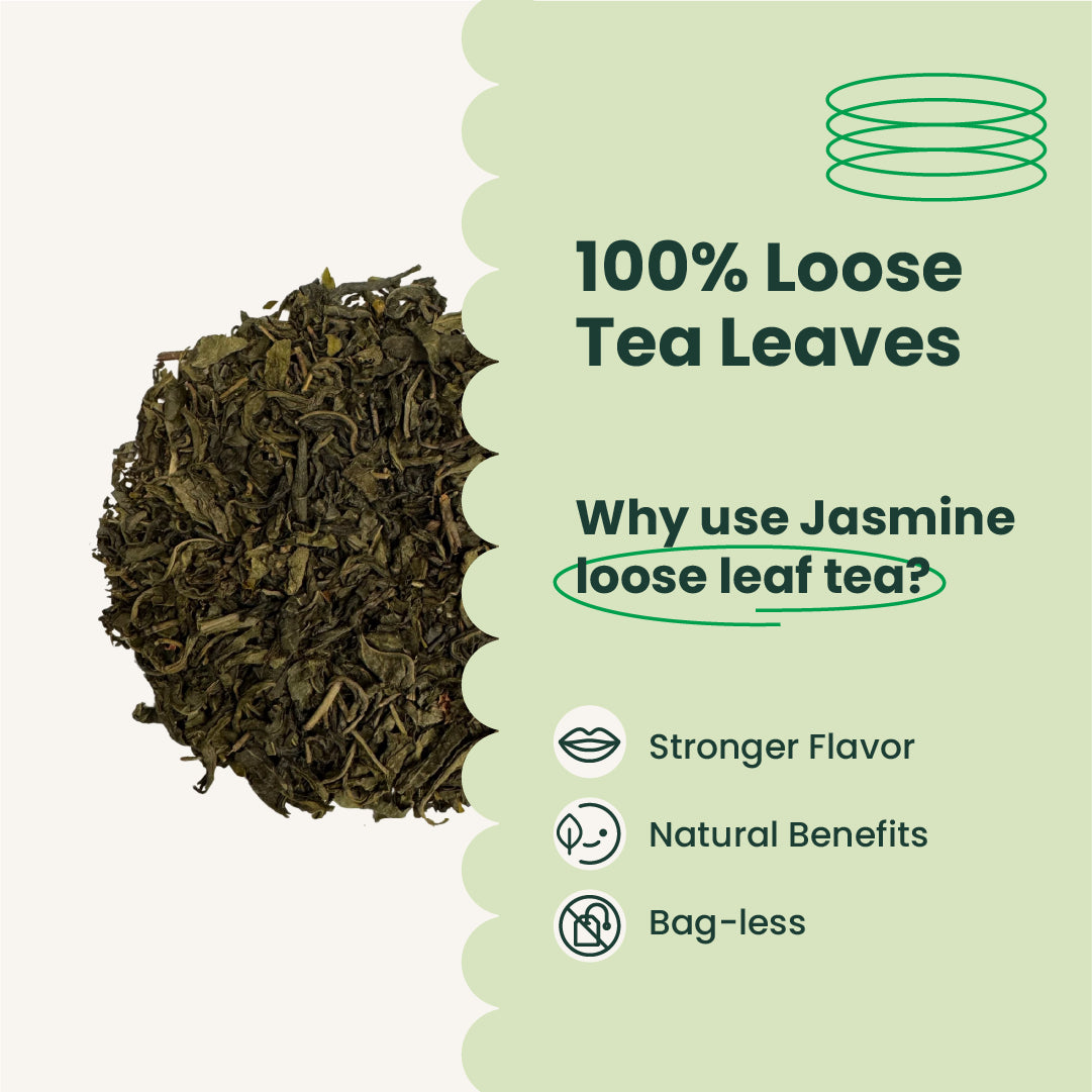 Jasmine Green Tea Leaves | 1.1 LB