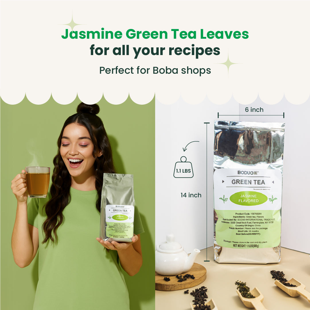 Jasmine Green Tea Leaves | 1.1 LB