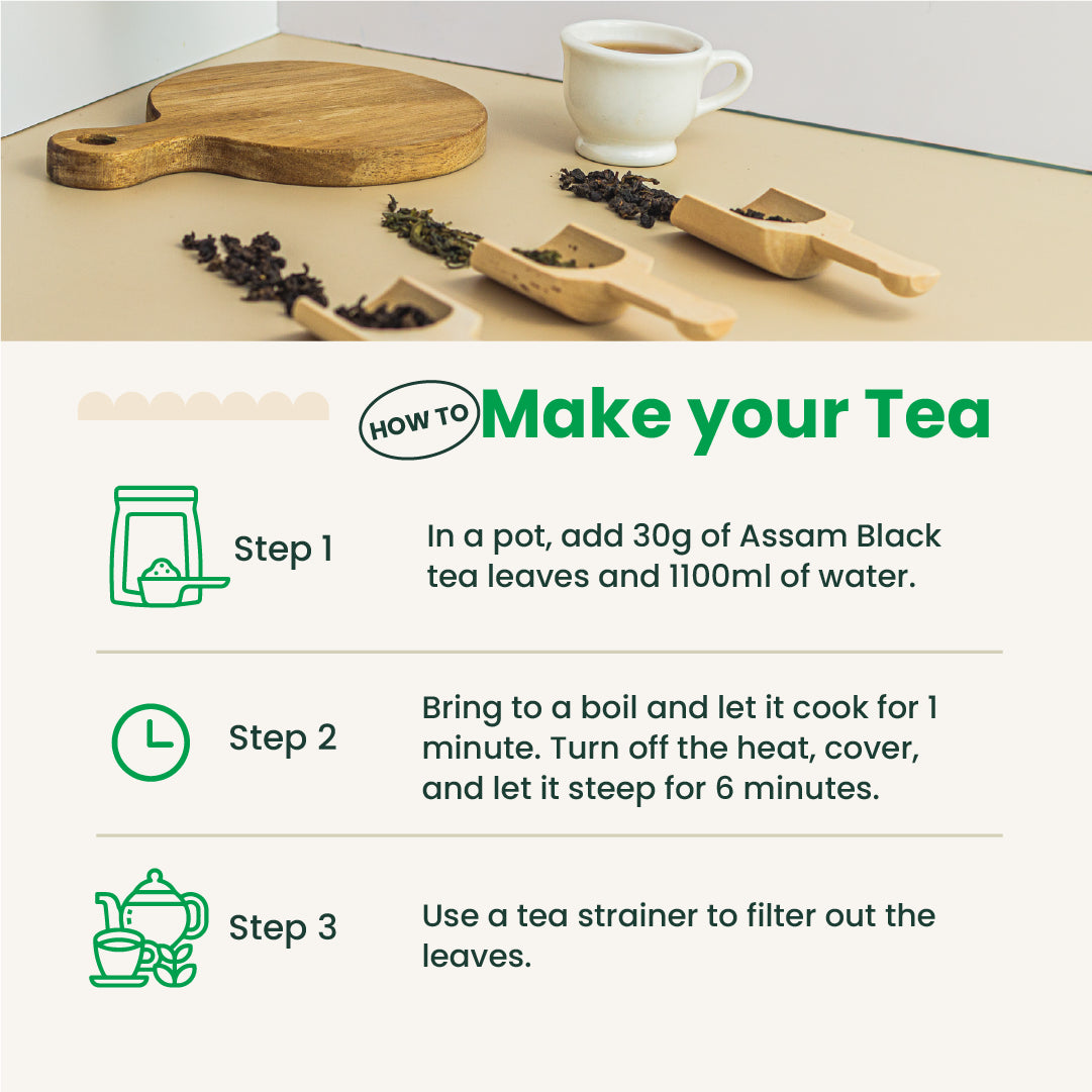 Assam Black Tea Leaves | 1.1 LB