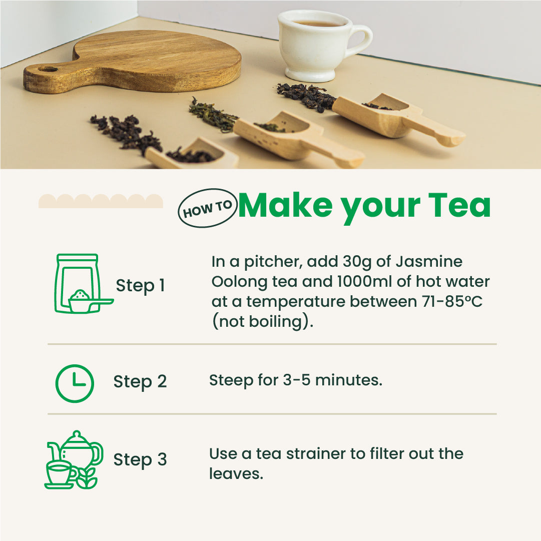 Jasmine Green Tea Leaves | 1.1 LB