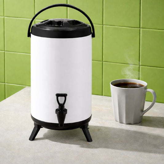 Stainless Steel Insulated Beverage Dispenser | Thermo Bucket | 10L | For Hot Drinks | 1pc
