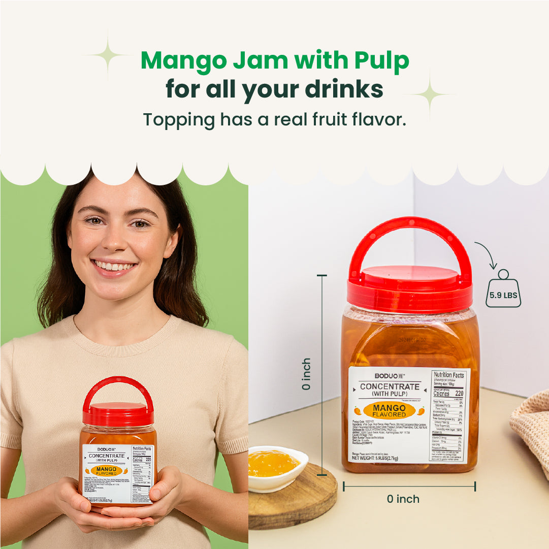 Mango Fruit Jam | Smoothie Paste | 5.9 LB