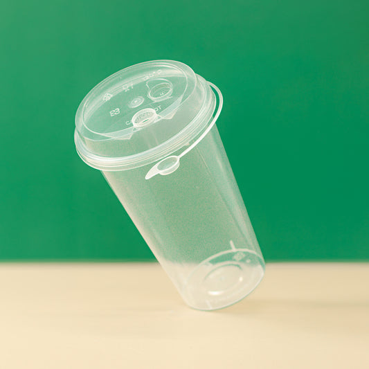 90mm Plastic Cup Lid with Plug | 1000 pcs