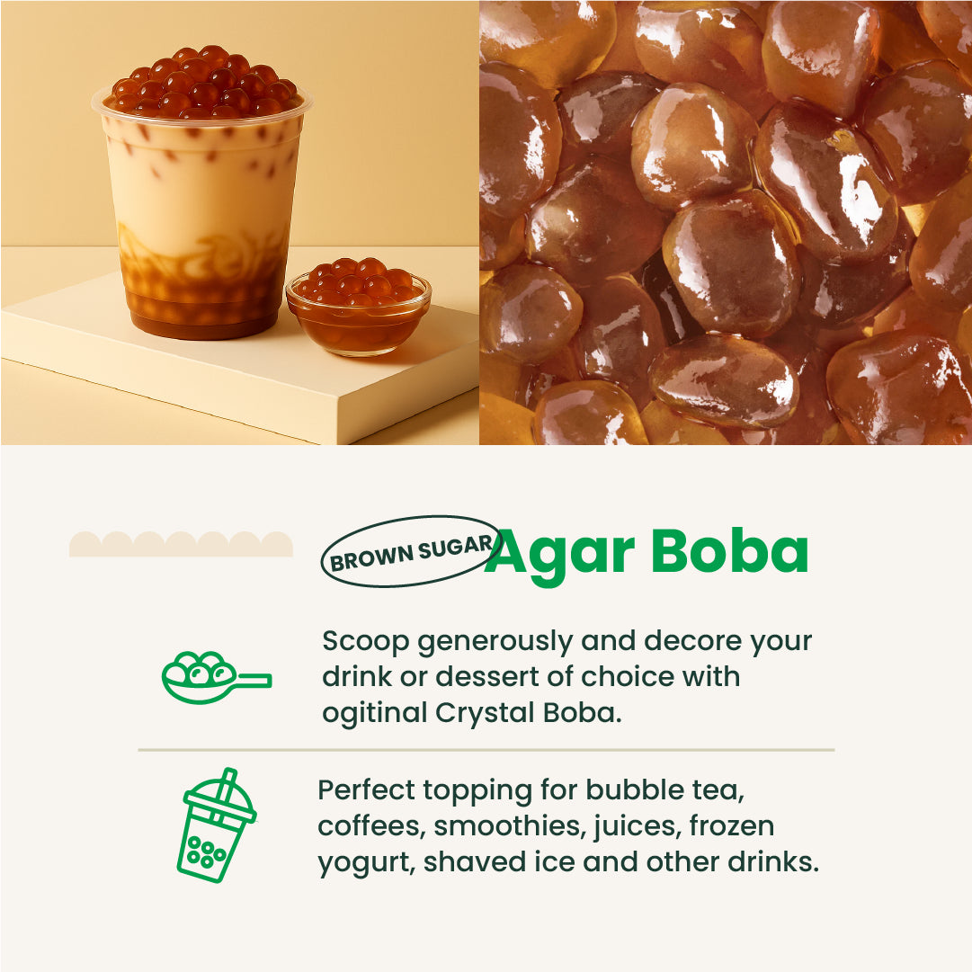 Brown Sugar Crystal Boba | 4.4 LB