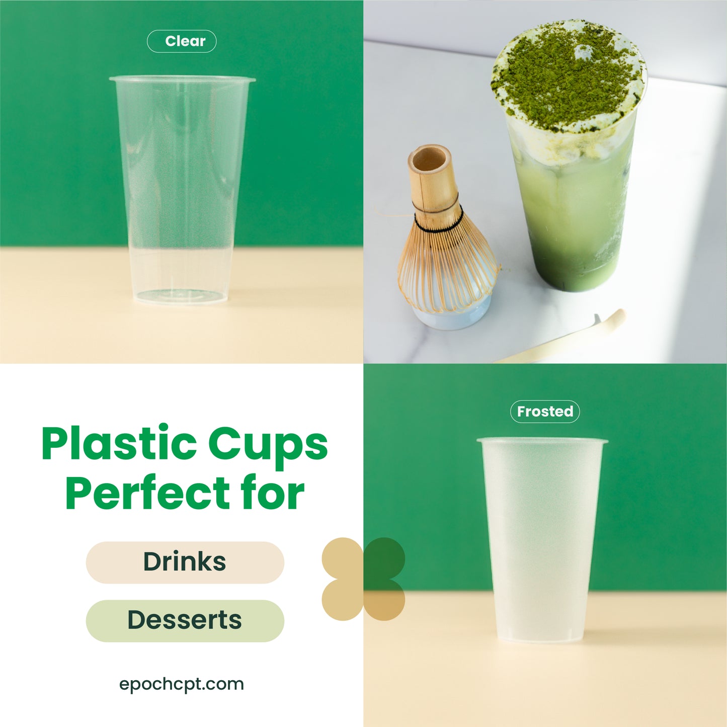 A90-500 Crystal Plastic Cup Hard | 500ml
