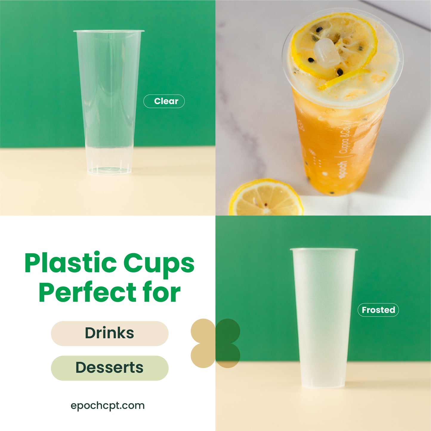 A90-700 Crystal Plastic Cup Hard | 700ml