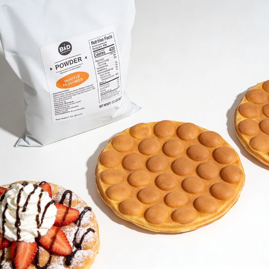 Egg Waffle Mix Powder | Classic Hong Kong Egg Waffle Style | 2.2 LB