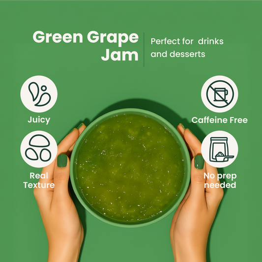 Green Grape Fruit Jam | Smoothie Paste | 5.9 LB
