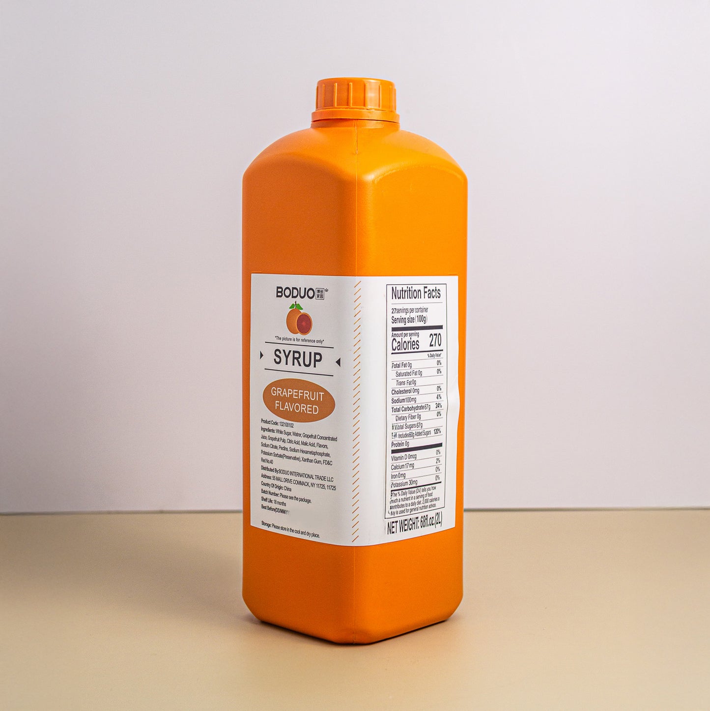 Grapefruit Concentrated Syrup | 2 L