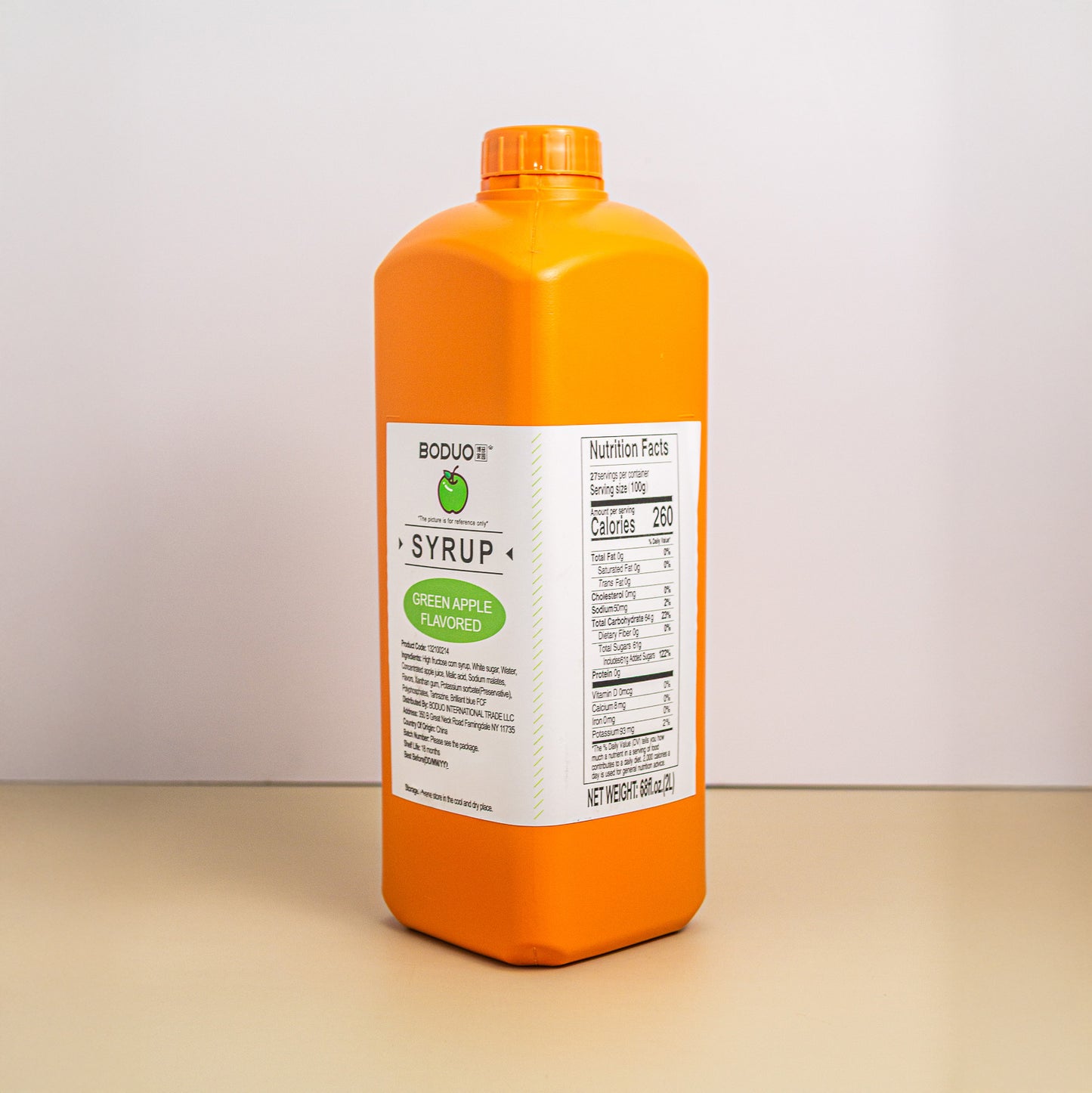 Green Apple Concentrated Syrup | 2 L