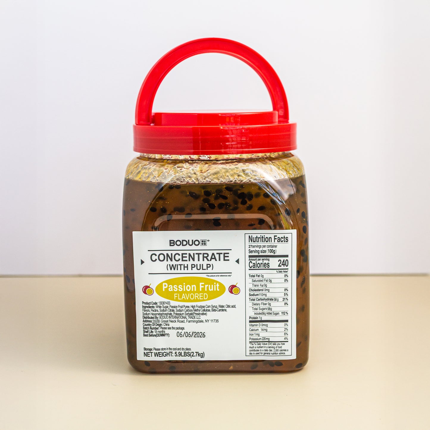 Passion Fruit Jam | Smoothie Paste | 5.9 LB