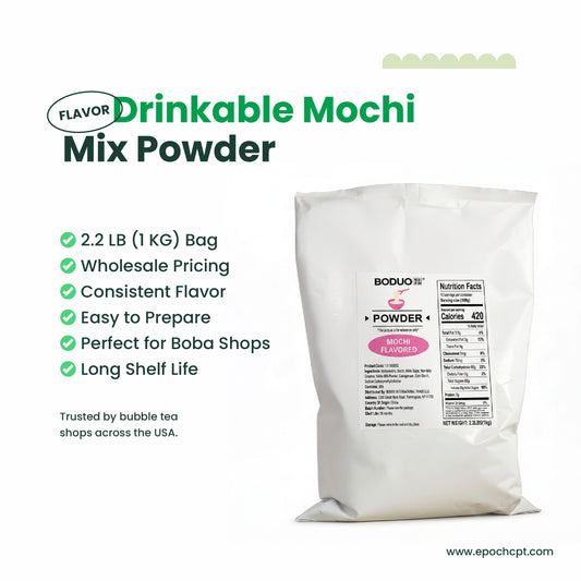 Mochi Mix Powder | Stretchy Drinkable Mochi | 2.2 LB