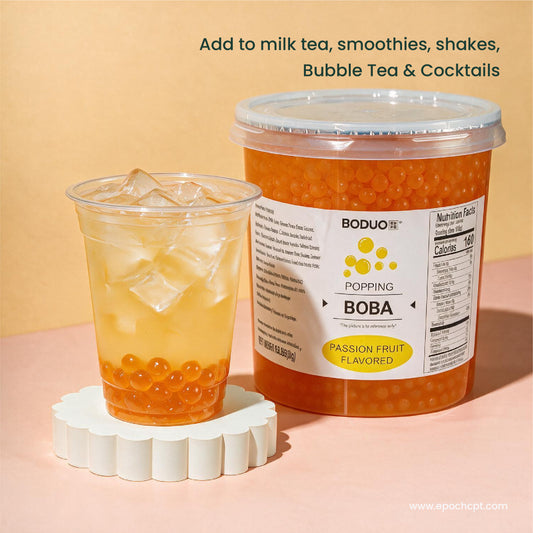 Passion Fruit Popping Boba | 6.6 LB