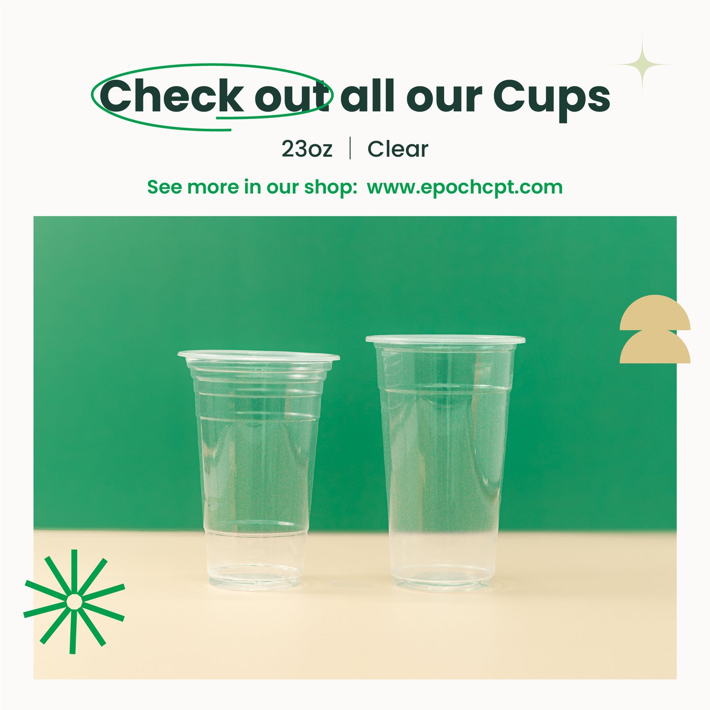 16oz | A-Shape | Clear | Soft PP Clear Plastic Cup | 95mm | 500ml | 1000 pcs