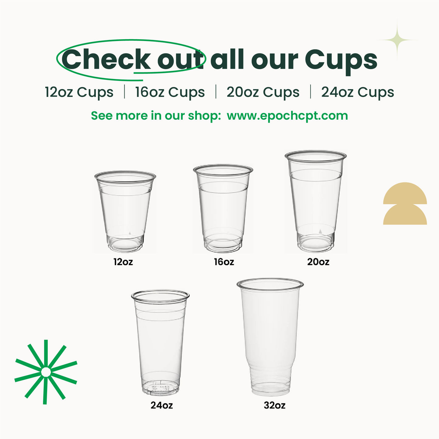 20oz | 98mm | PETE Ultra Clear Cup | 1000 pcs
