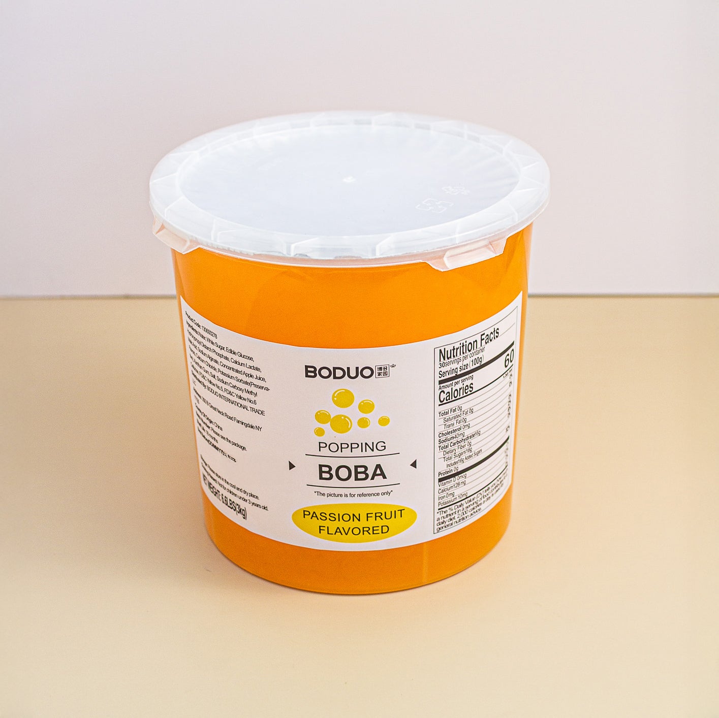 Passion Fruit Popping Boba | 6.6 LB