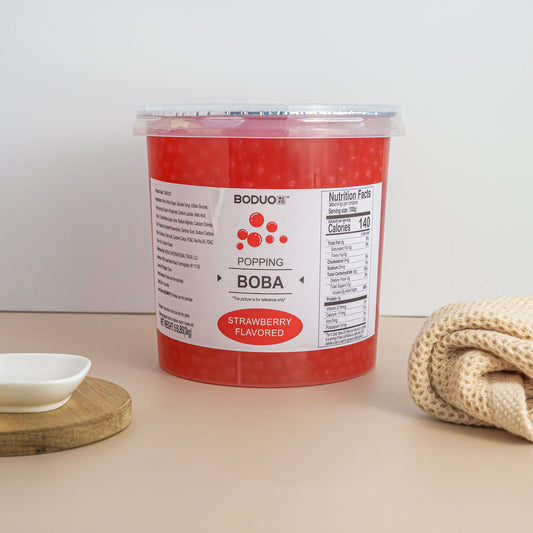 Strawberry Popping Boba | 6.6 LB