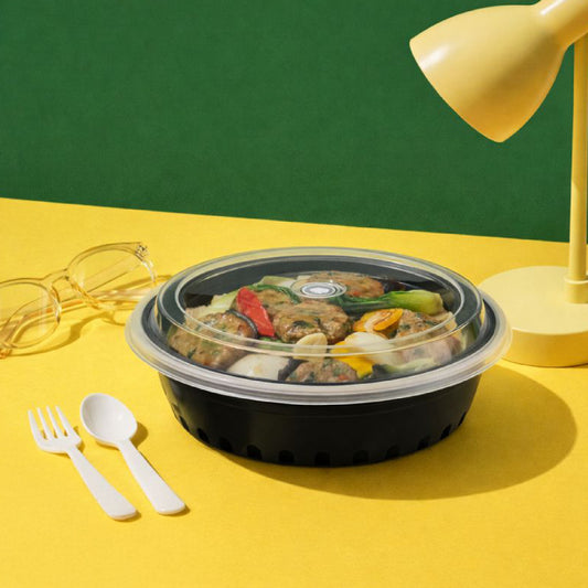 723 | 24oz PP Noodle Bowl | Black or White | 150 Sets