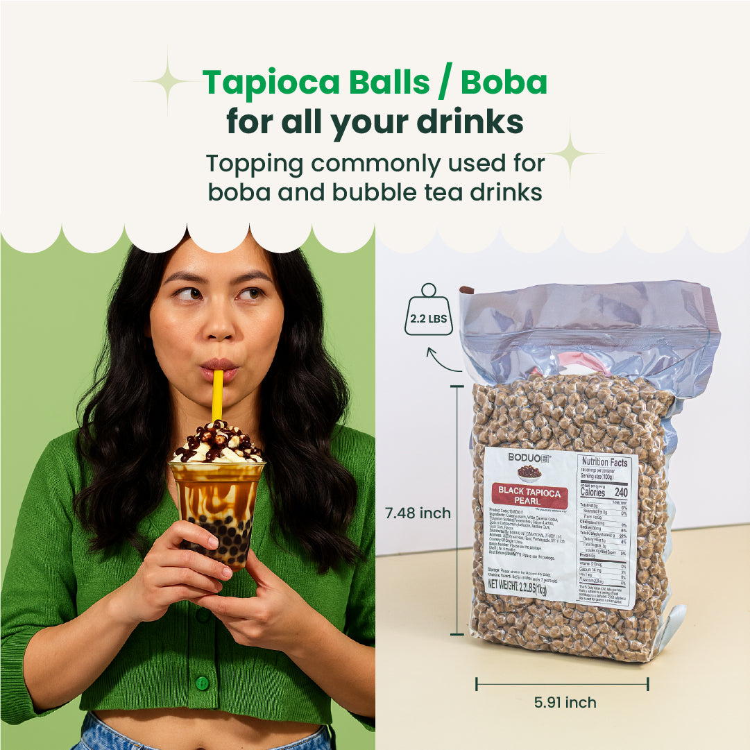 Tapioca Pearls 2.3 MM | 2.2 LB