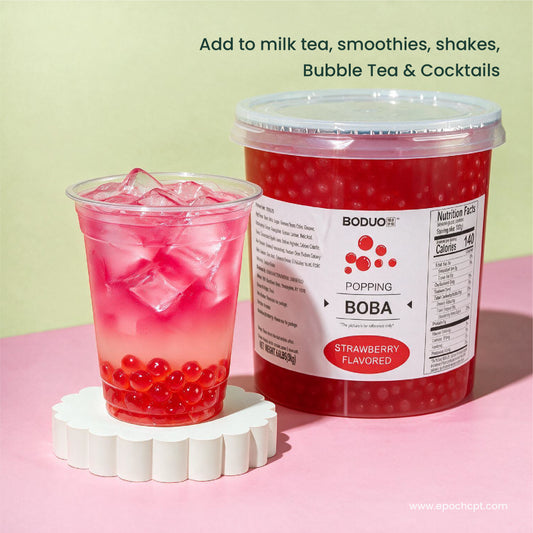 Strawberry Popping Boba | 6.6 LB