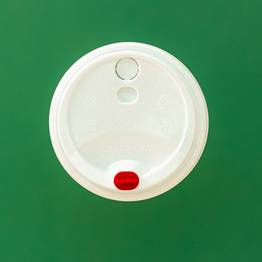 90mm Plastic Cup Lid with Stopper | 1000 pcs