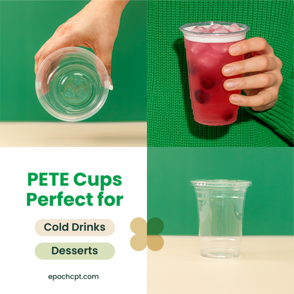 16oz  | 98mm | PETE Ultra Clear Cup  | 1000 pcs