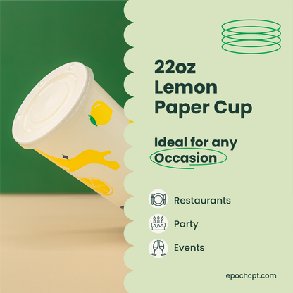 22oz Poly Paper for Cold Drinks