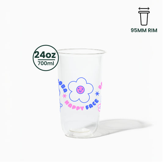 Bunny | 24oz Clear Soft Plastic Cup | 95mm Rim | 1000 pcs/Case
