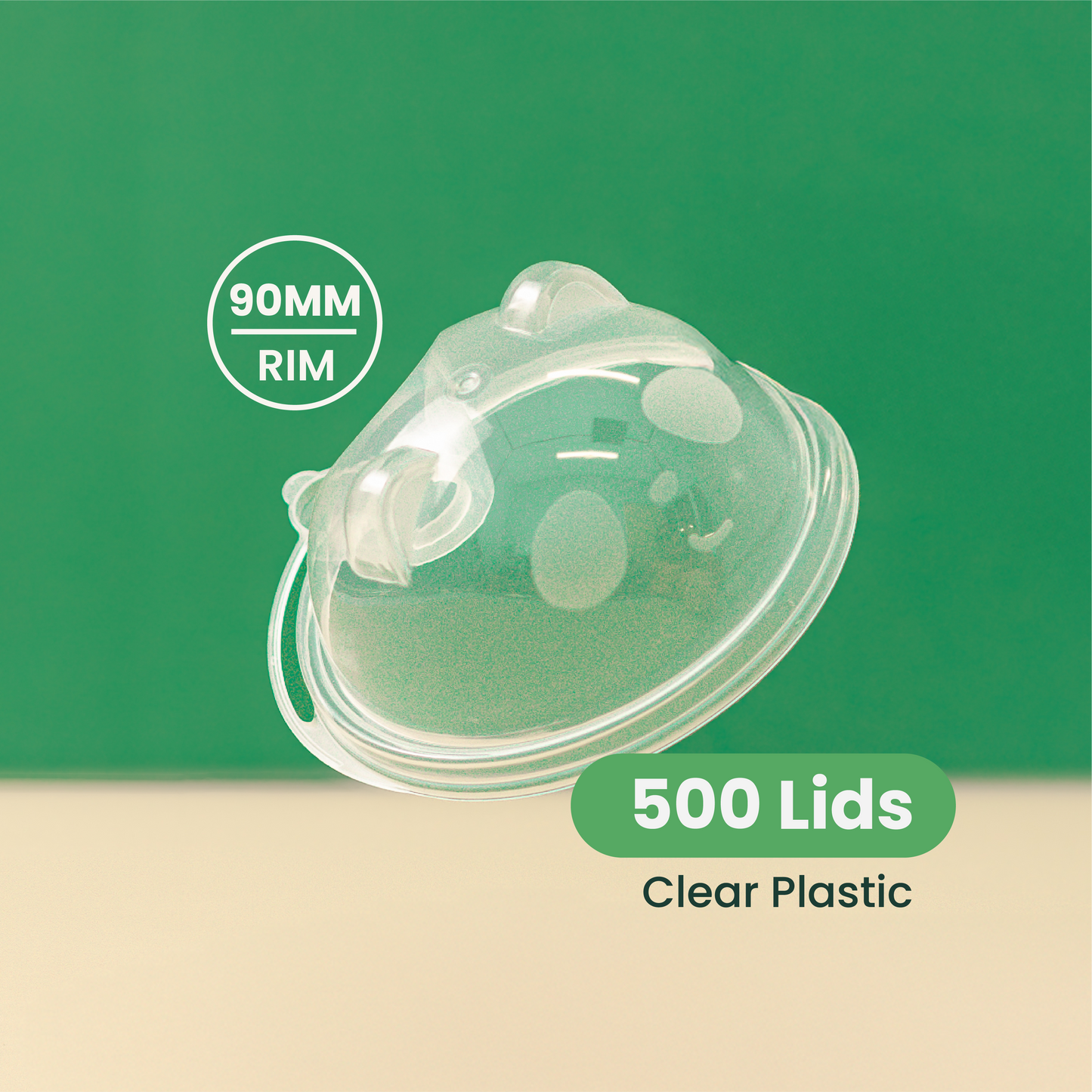 90mm | Bear Lid for Plastic Cups | 500 pcs  |  Cute Valentine's Lid For Cup