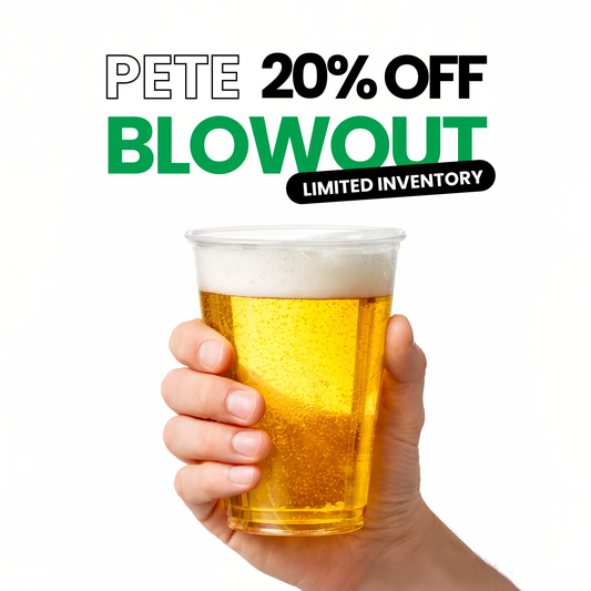 20oz  | 98mm | PETE Ultra Clear Cup  | 1000 pcs