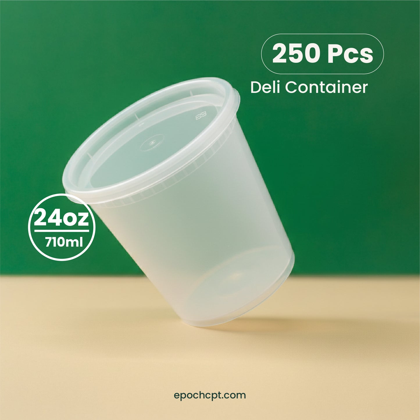 Deli Containers with Lids | 16oz, 24oz or 32oz | Clear | Plastic Food Storage Containers