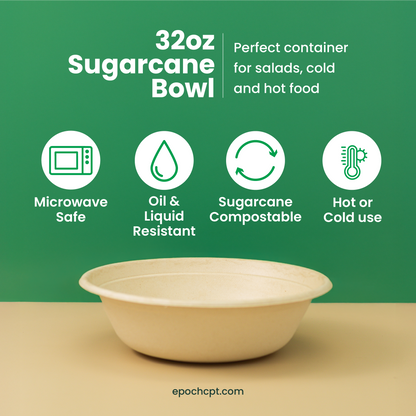 32oz Sugarcane Bowl