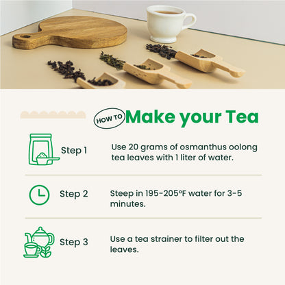 Osmanthus Oonlong Tea Leaves | 1.1 LB