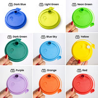 90mm Injection Mold Cover Disposable Lids | Plastic Cup Lids With Plug | Custom Color