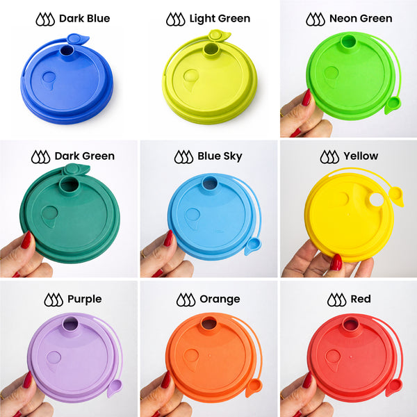 90mm Injection Mold Cover Disposable Lids | Plastic Cup Lids With Plug | Custom Color