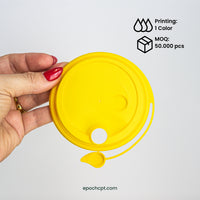 90mm Injection Mold Cover Disposable Lids | Plastic Cup Lids With Plug | Custom Color