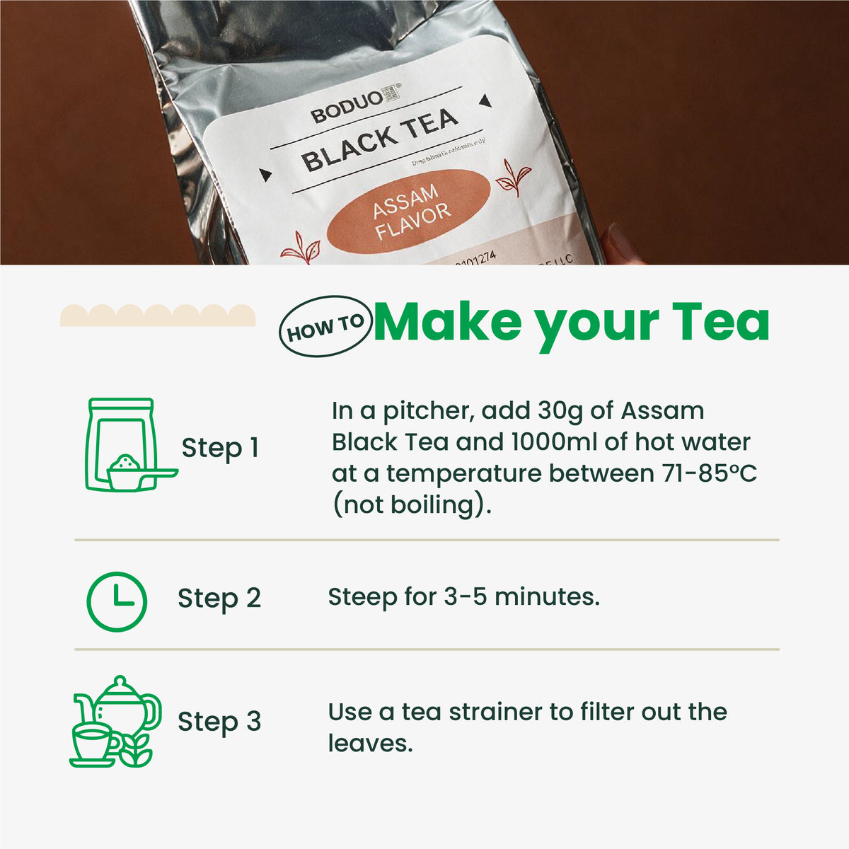Assam Black Tea Leaves | 1.1 LB
