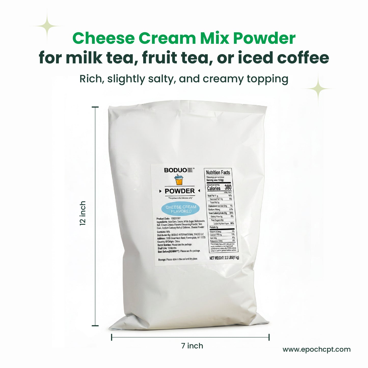 Cheese Foam Cap Powder | 2.2 LB