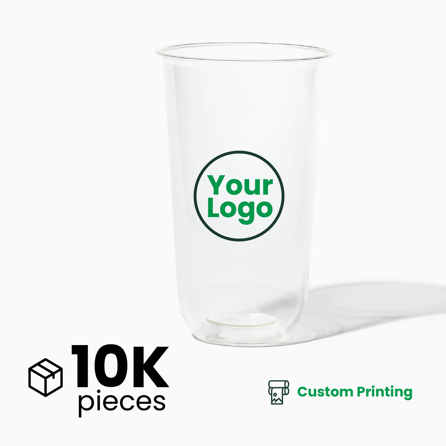 24oz | U-Shape | Clear | Soft Thin Wall Plastic Cold Cup | 95MM | 700ml Crystal Cup