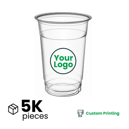 16oz  | 98mm | PETE Ultra Clear Cup  | 1000 pcs