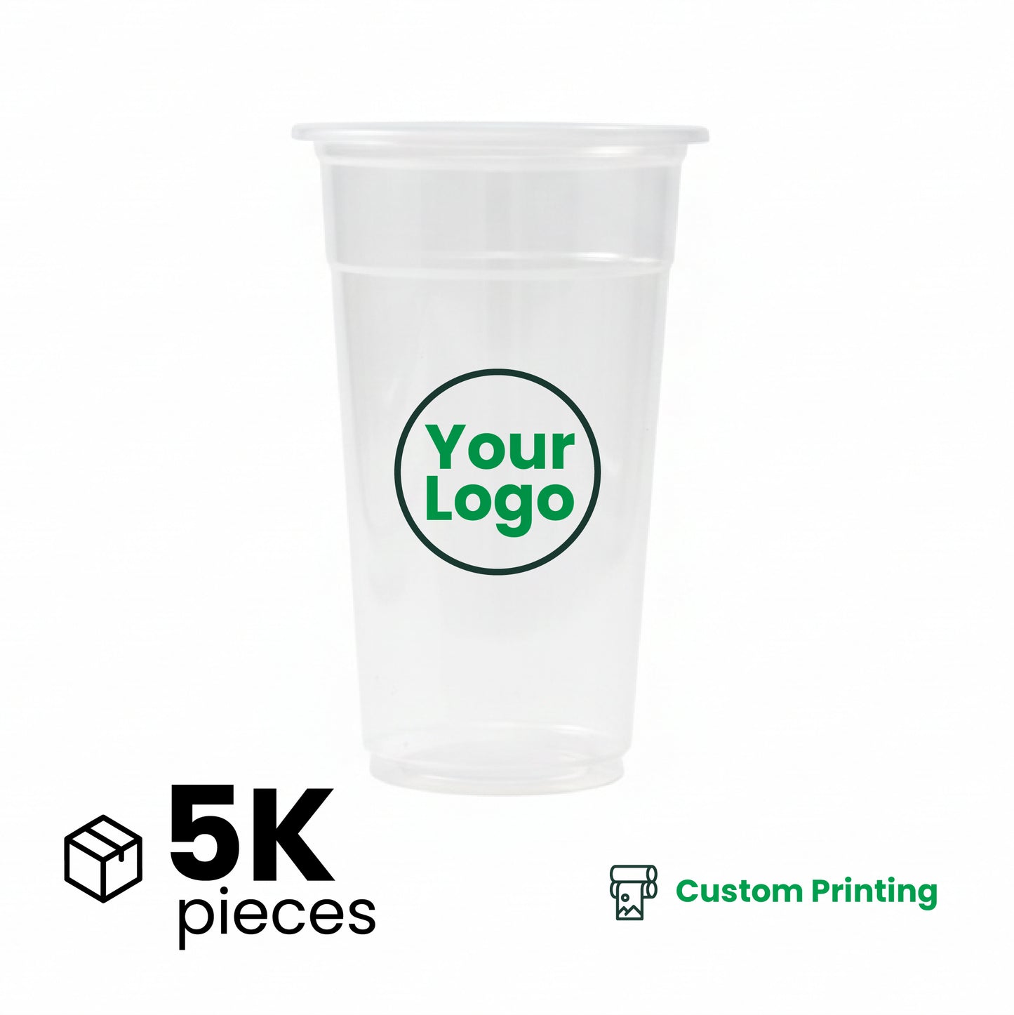 20oz A-Shape Soft PP Clear Plastic Cup | 95MM | 600ml Crystal Cup