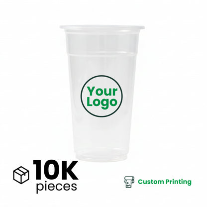 20oz A-Shape Soft PP Clear Plastic Cup | 95MM | 600ml Crystal Cup