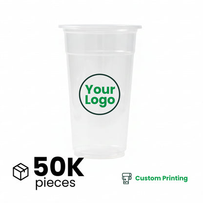 20oz A-Shape Soft PP Clear Plastic Cup | 95MM | 600ml Crystal Cup