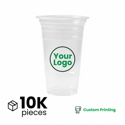 16oz | A-Shape | Soft PP Clear Plastic Cup | 95MM | 500ml | Crystal Cup
