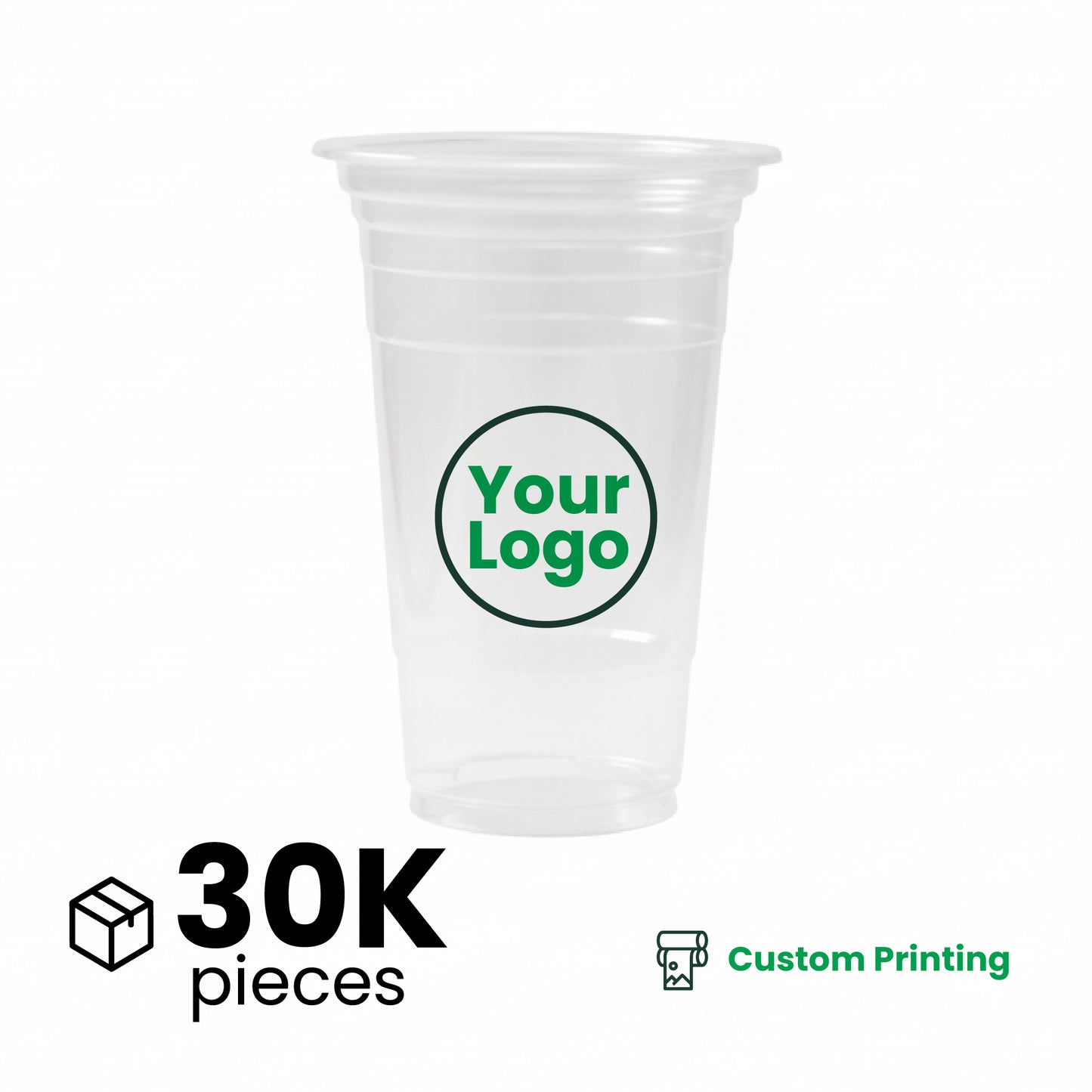 16oz | A-Shape | Soft PP Clear Plastic Cup | 95MM | 500ml | Crystal Cup