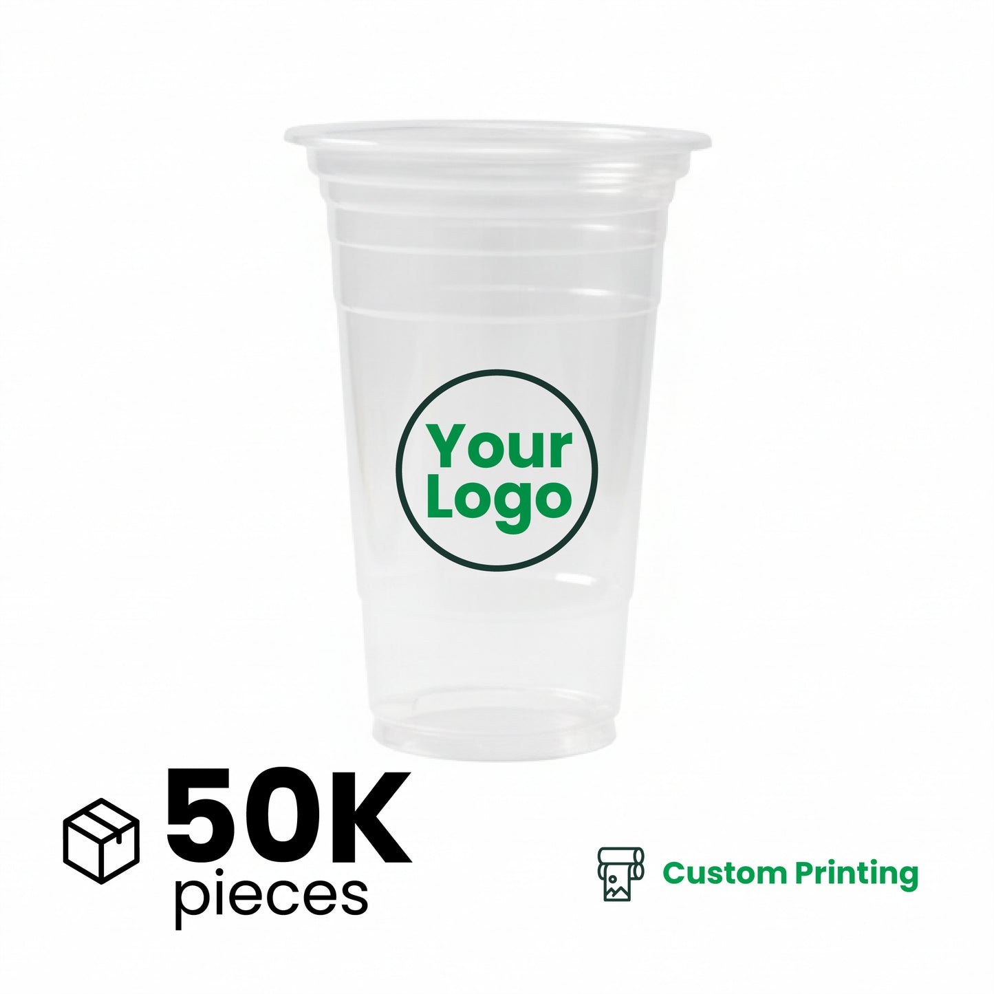 16oz | A-Shape | Soft PP Clear Plastic Cup | 95MM | 500ml | Crystal Cup
