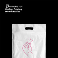 Plastic Premium Bags | Die-cut Hangs Bags | Custom Size & Material