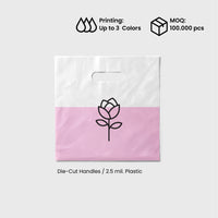 Plastic Premium Bags | Die-cut Hangs Bags | Custom Size & Material