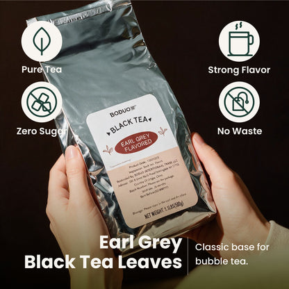 Earl Grey Black Tea Leaves | Boduo | 1.1 LB