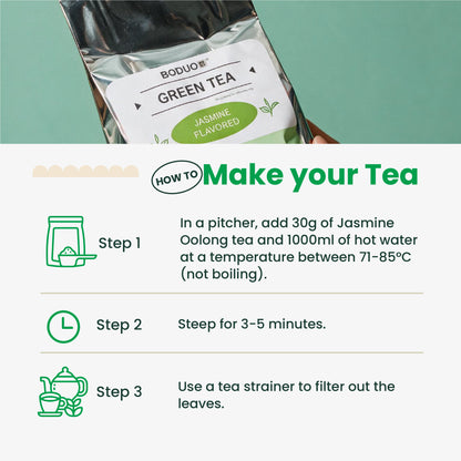 Jasmine Green Tea Leaves | 1.1 LB
